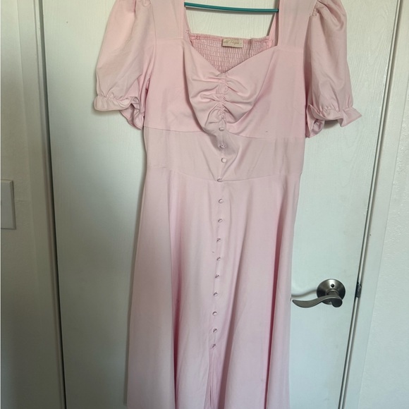 Pink Ruched Blouse - Picture 2 of 4